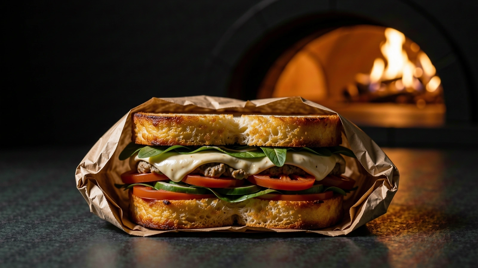 Artisanal hot sandwich preparation