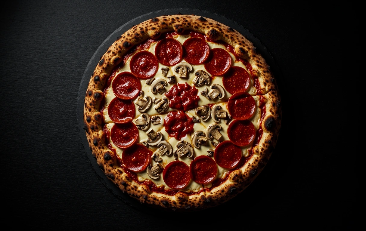 Triple-Char Specialty Pizza